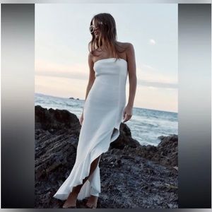 Free people made me blush midi dress